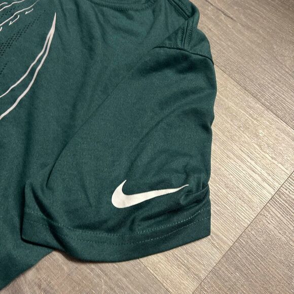 Nike Philadelphia Eagles Dri-Fit Green Logo Short Sleeve Tee T-Shirt Mens S - Picture 4 of 5